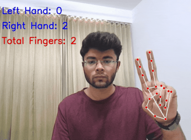 技术实验（代码下载）｜AI视觉-手势识别