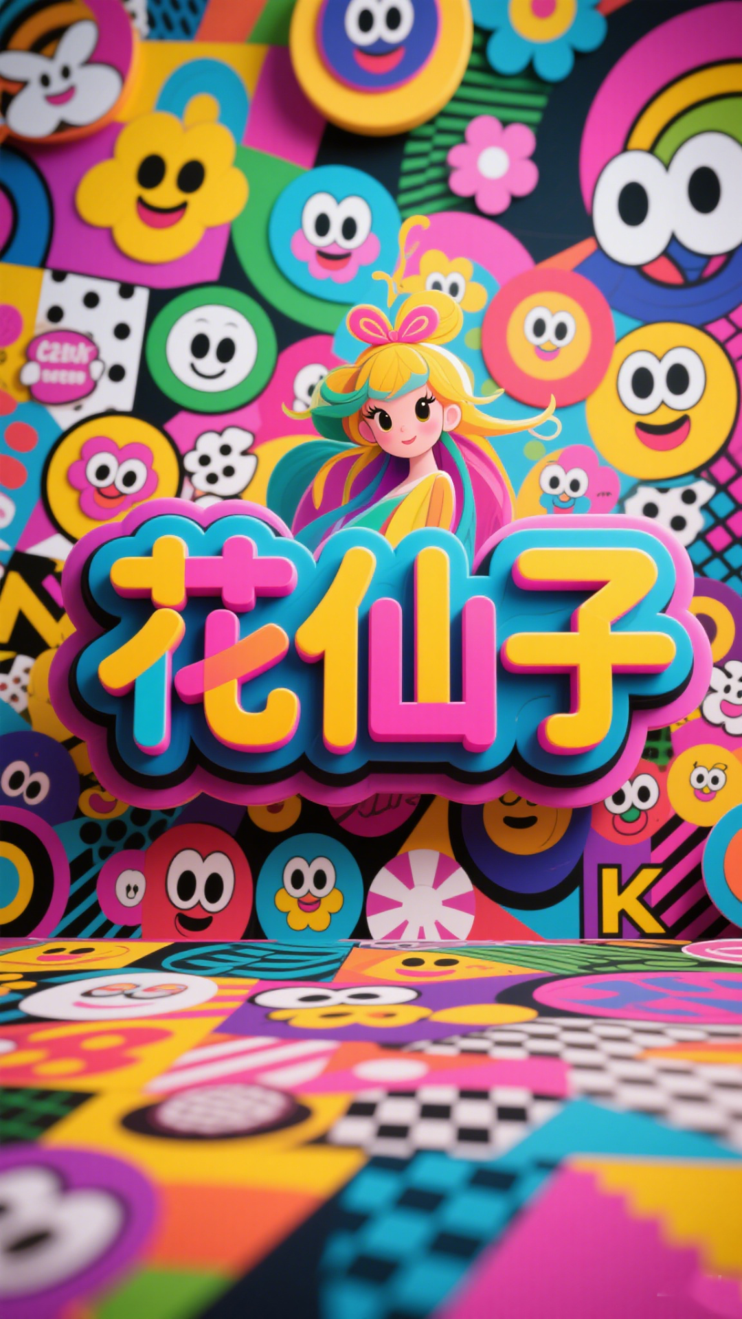 即梦3.0风格各异的字体设计：从印章到赛博哥特的精彩呈现！（示例图片+提示词）