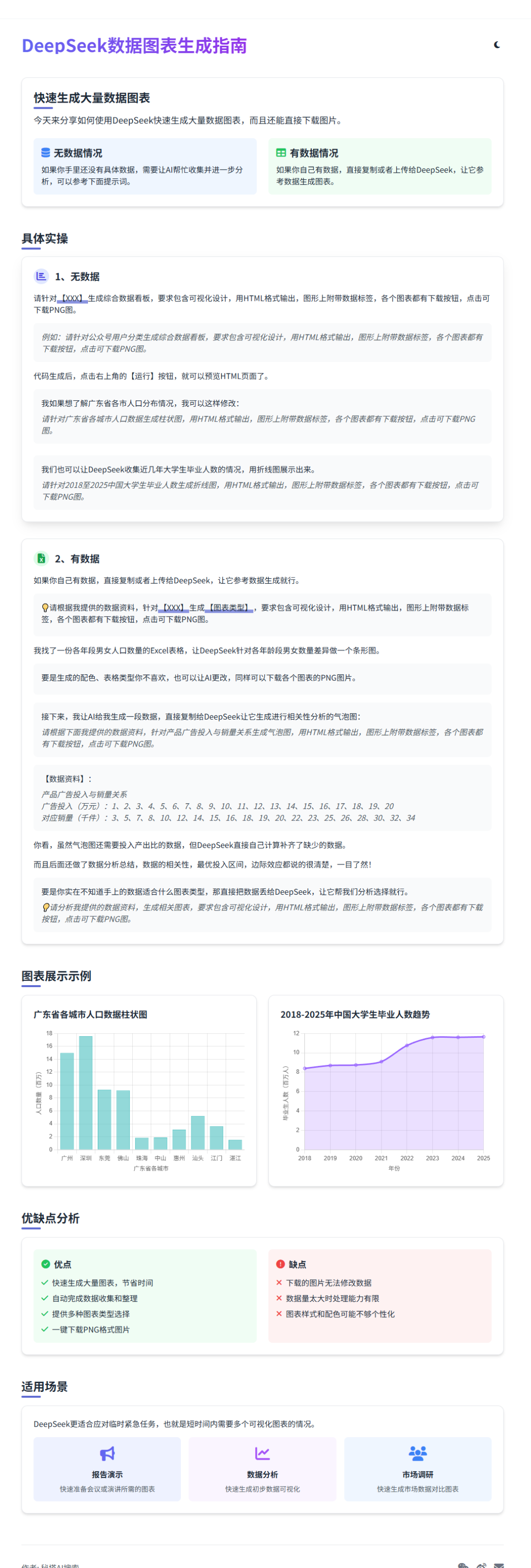 文本、数据太枯燥看不进去？试试用豆包 AI，把内容变成能玩的可视化网页！