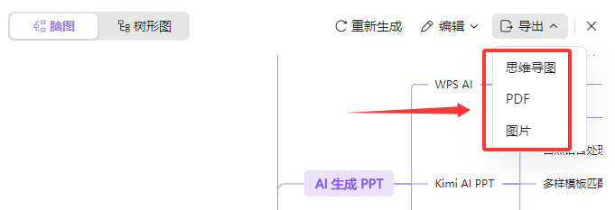 WPS AI一键生成脑图，快速解读文档内容