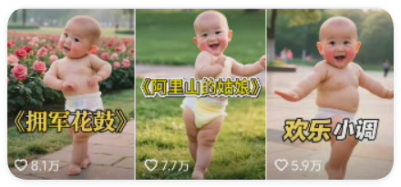 37条作品获赞43万！用AI制作萌宝跳舞教程来了