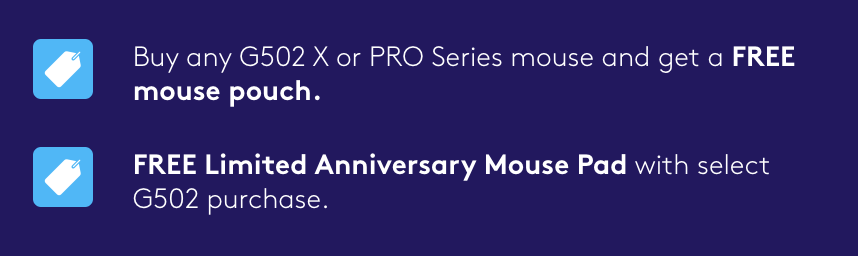 罗技将免费推出 G640 鼠标垫和 G502 X Plus，以庆祝鼠标问世 10 周年