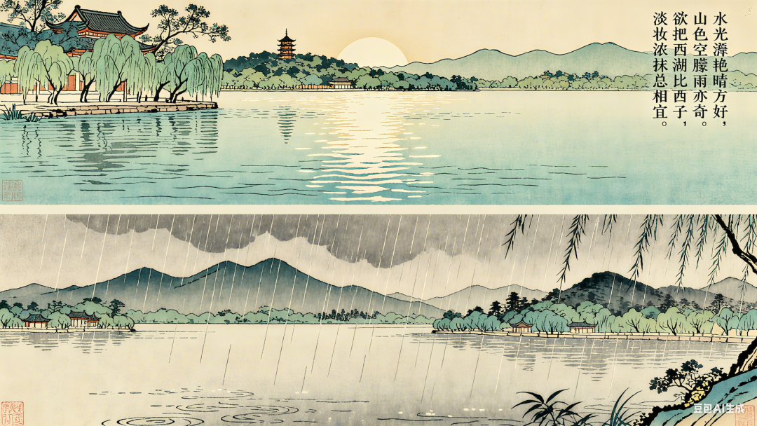 豆包生图4.0:一句话为古诗配图,强到离谱