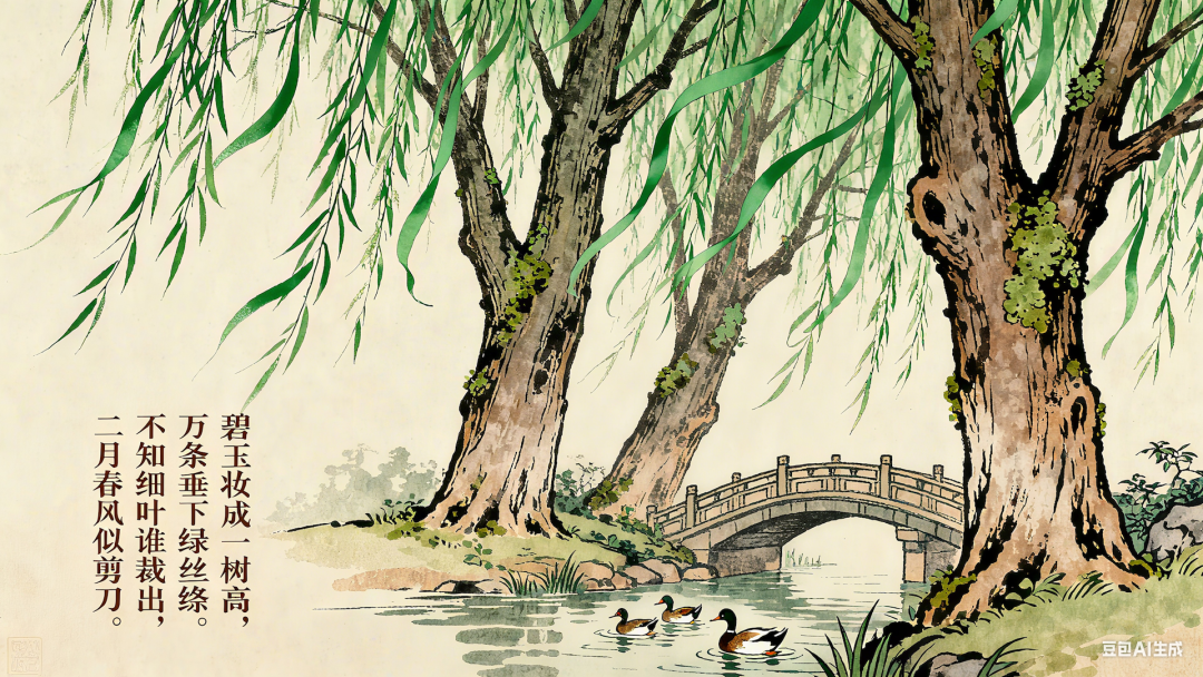 豆包生图4.0：一句话为古诗配图，强到离谱