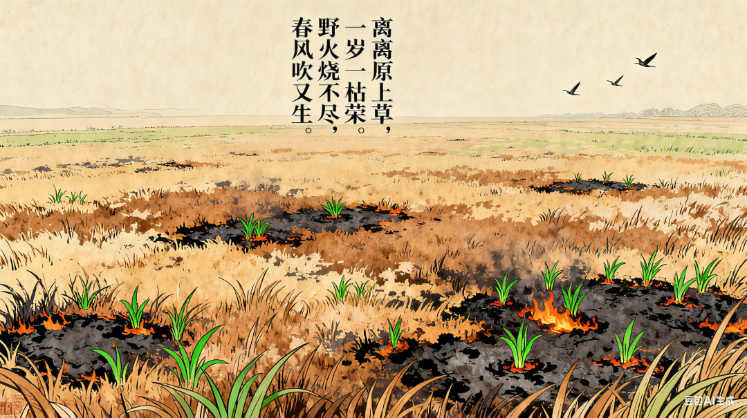 豆包生图4.0：一句话为古诗配图，强到离谱