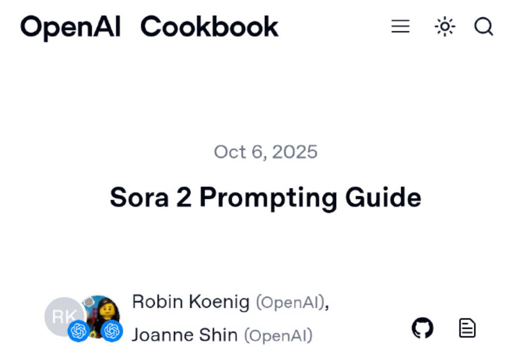 别再乱堆提示词了！这份《Sora 2 提示词指南》，才是真正的Sora2使用手册！