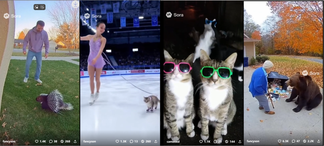 Sora爆火视频有什么特质？别再纠结画质和水印了