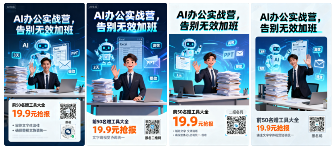 我用AI一站式搞定从营销文案到海报设计的全流程