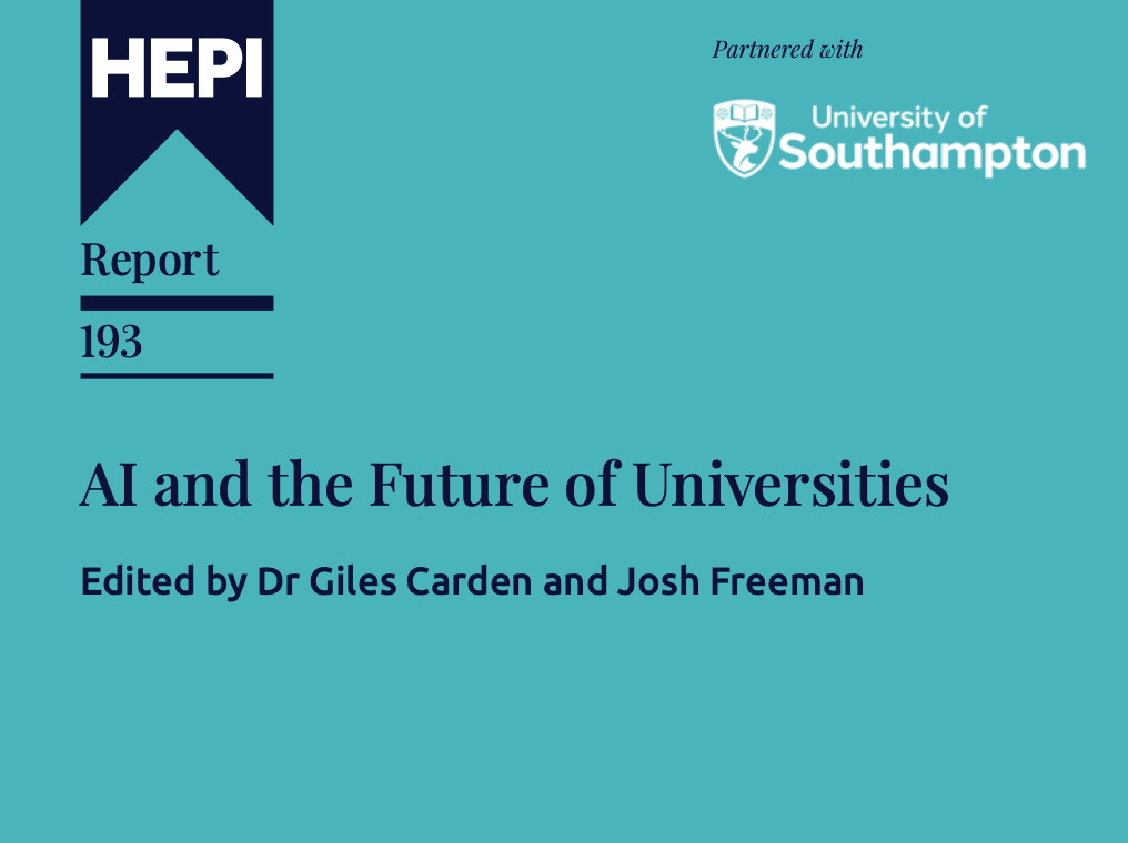 人工智能与大学的未来：一个来自英国的报告
