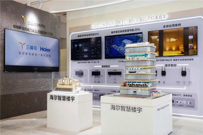 设备节能50%，AI节能20%！海尔智慧楼宇亮相武汉智博会