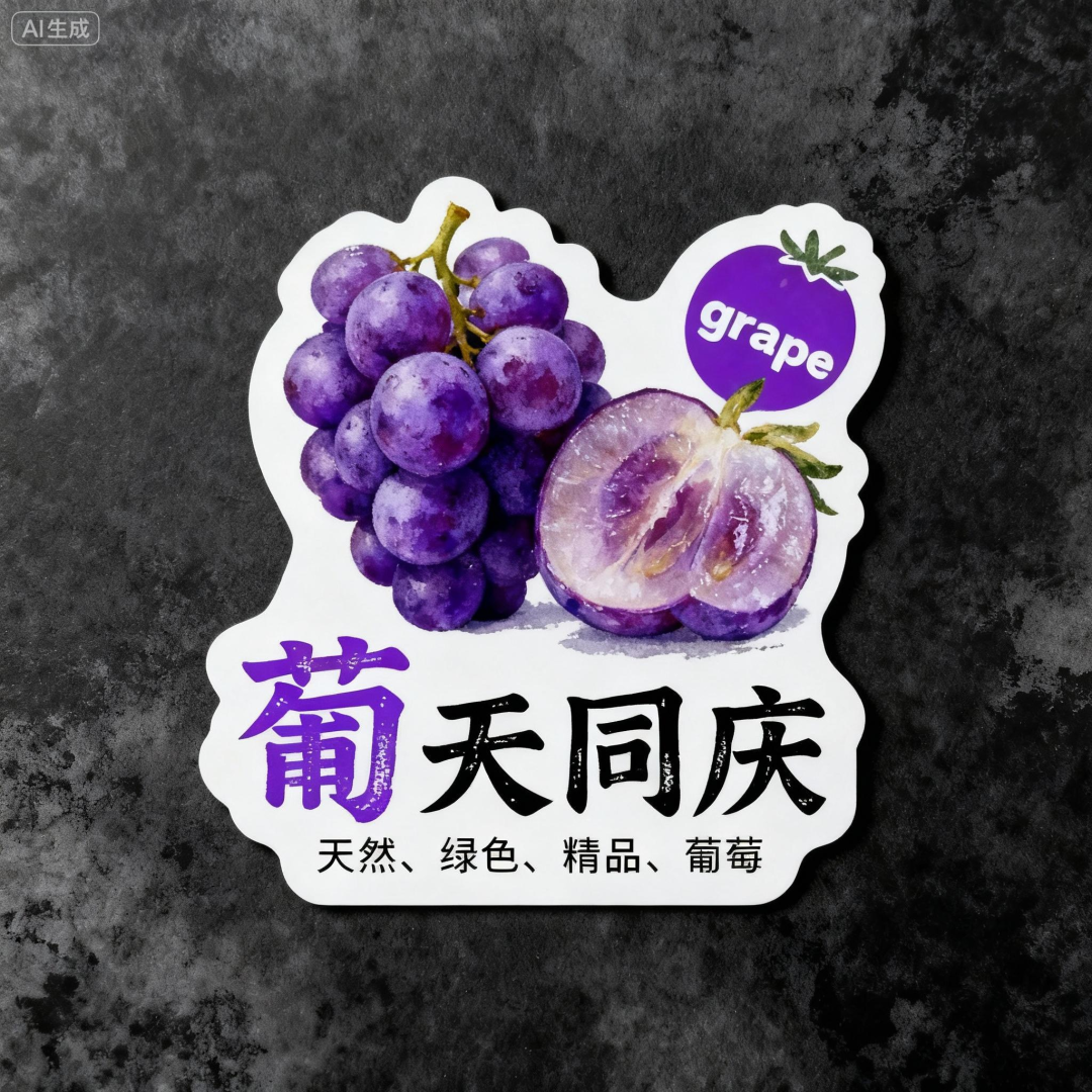 AI一键生成「水果异形卡」，谐音梗+文艺风，可爱到舍不得用！