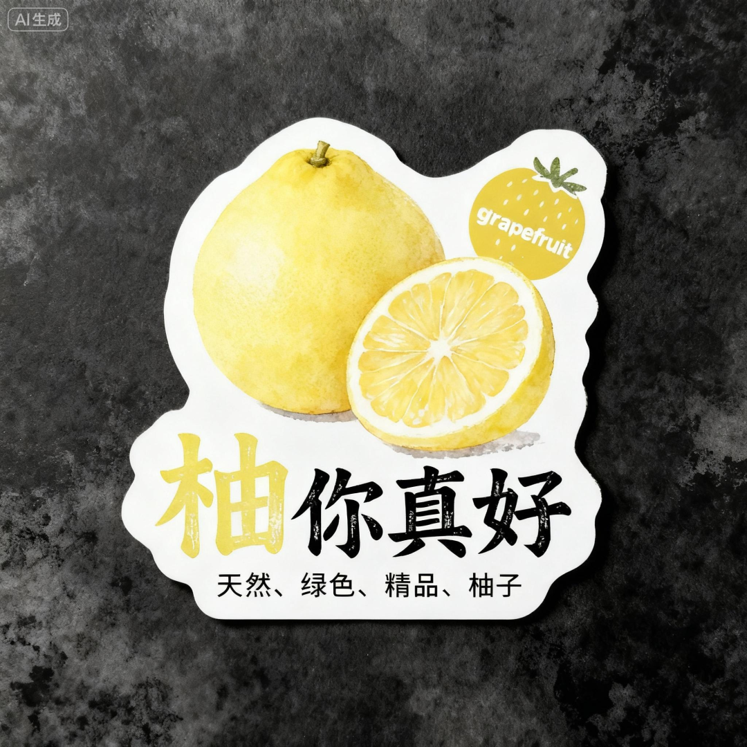 AI一键生成「水果异形卡」，谐音梗+文艺风，可爱到舍不得用！