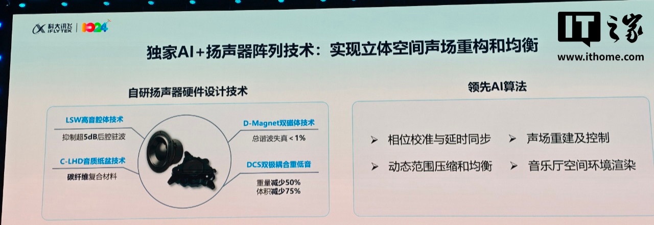 科大讯飞发布 AI 软硬一体方案，多款产品降噪能力刷新行业标准