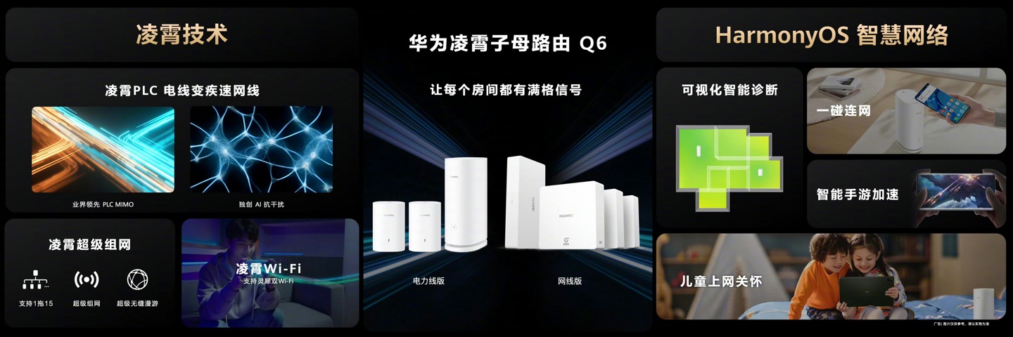 华为李小龙晒 X3 Pro 日照金山路由开箱全家福，称 PLC“今非昔比”轻松达到千兆以上