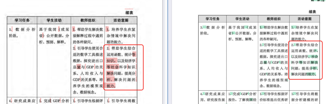 对网传25年数学课标“日常修订版”的人机协同对比结果（12处）