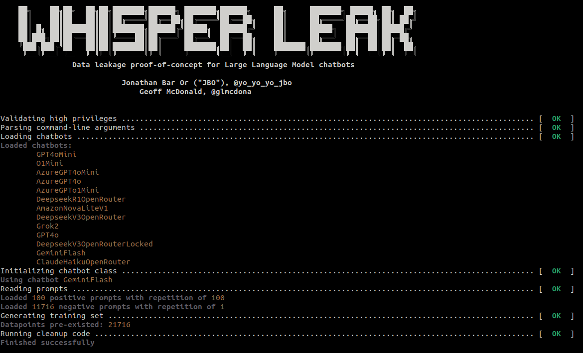命中率超 98%：微软披露 Whisper-Leak 侧信道攻击，可窥探你和 AI 聊天内容