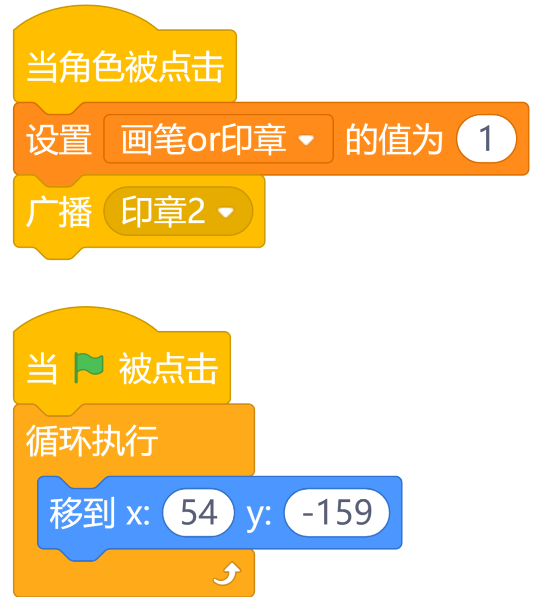 Scratch图形化编程-趣味作品分享之六（超适合画笔模块的入门学习）