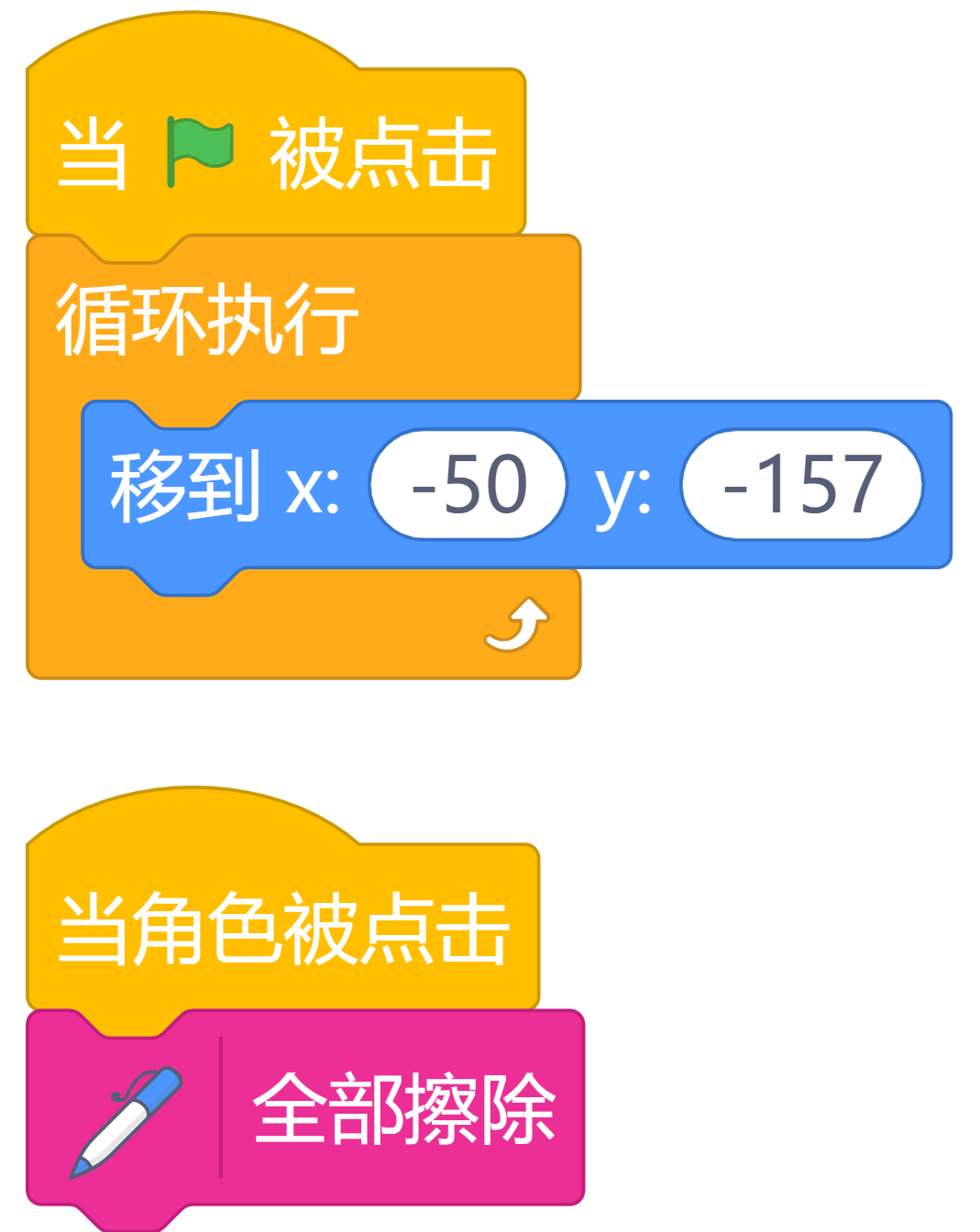Scratch图形化编程-趣味作品分享之六（超适合画笔模块的入门学习）