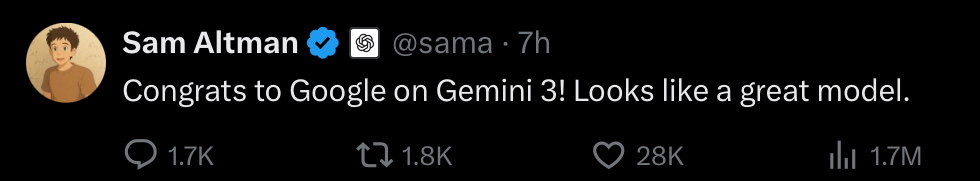 谷歌推出“最强模型”Gemini 3，但CEO坦言AI投资存在“非理性”