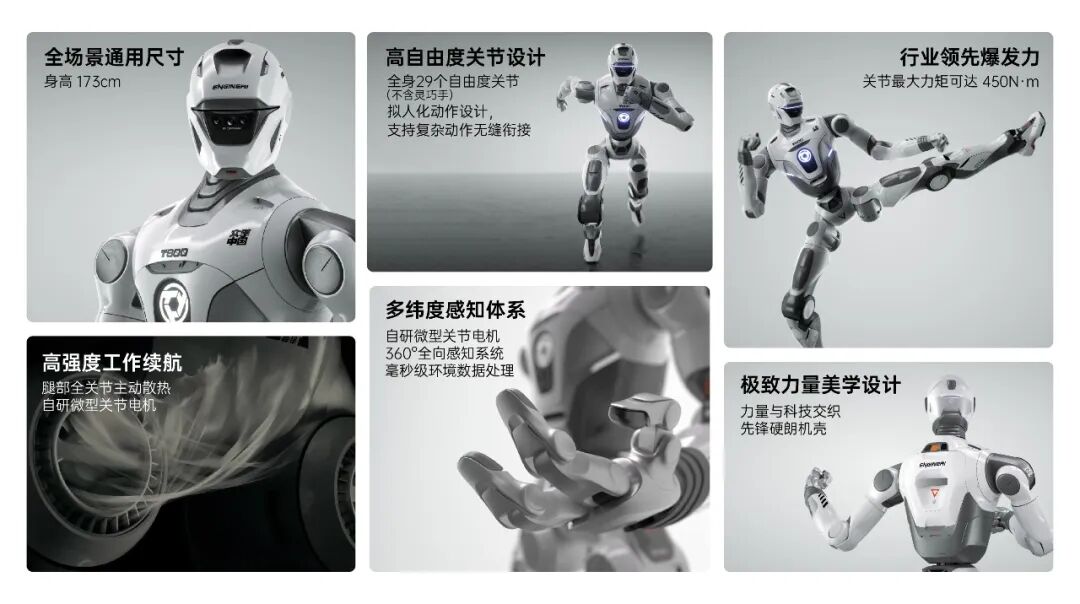 众擎 T800 人形机器人发布：18 万元起，行业首搭固态动力电池