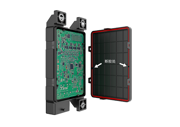 兰宝3D激光线扫传感器：为新能源汽车碰撞电源生产提供胶体检测的‘火眼金睛’