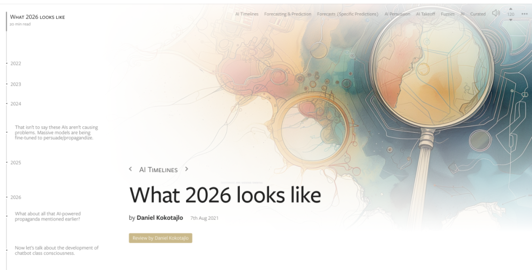 即将迈入2026 年，让我们一起回望五年前他对人工智能2026年的预测