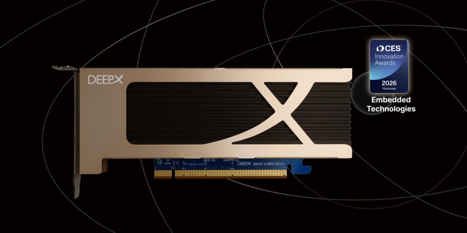 DEEPX 发布 DX-H1 V-NPU：单芯 30W 可处理数百路 AI 视频流