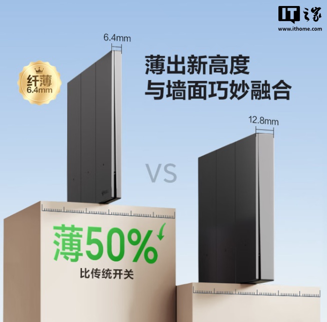 公牛灵犀智能开关发布：蓝牙 Mesh 2.0，支持小米米家 App、小爱控制