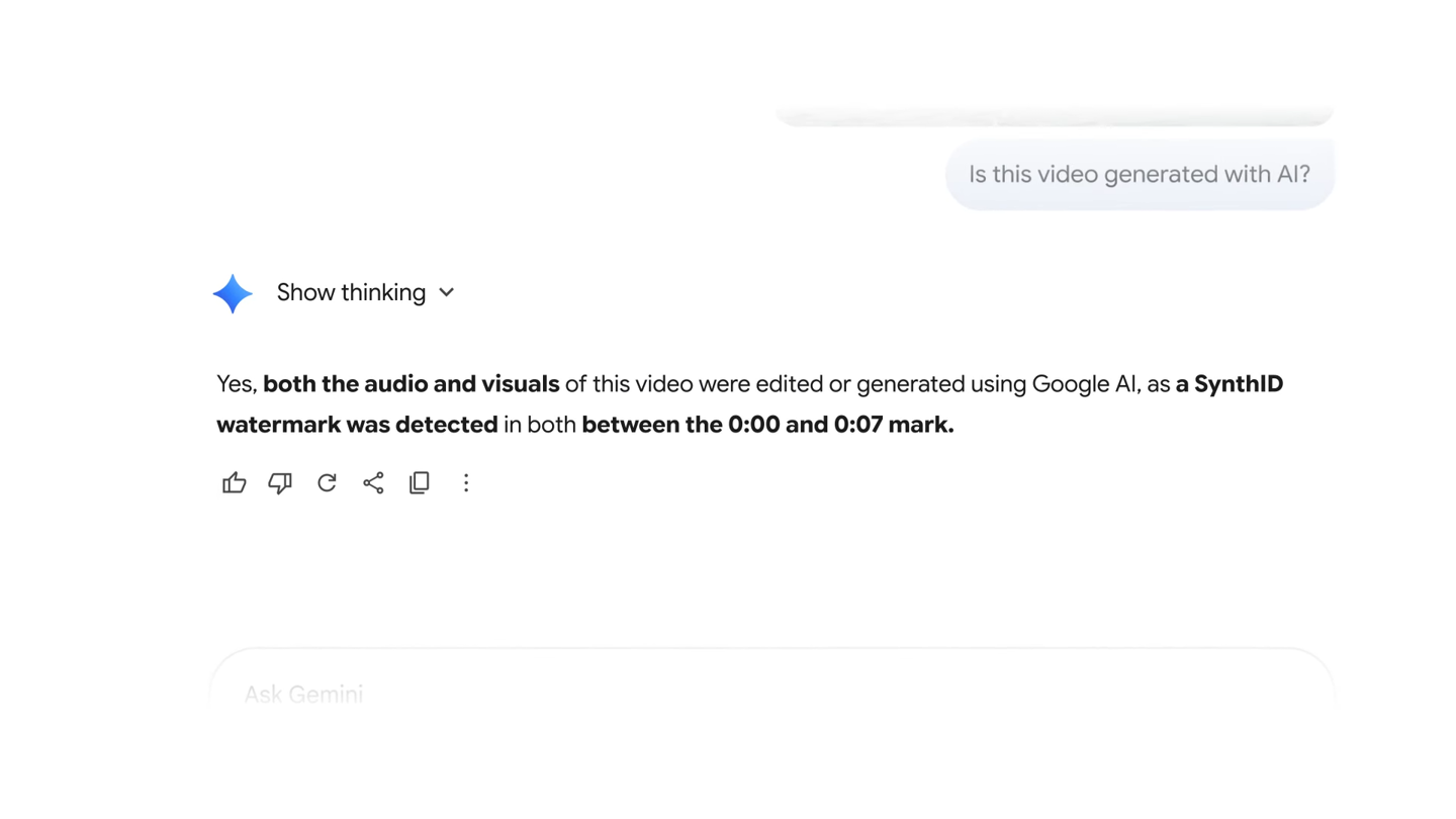 谷歌帮你揪出 AI 视频，Gemini 新增 AI 生成内容检测功能
