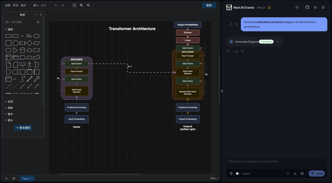 一周狂揽 4500 的 Star！这个 AI 流程图开源项目火了。