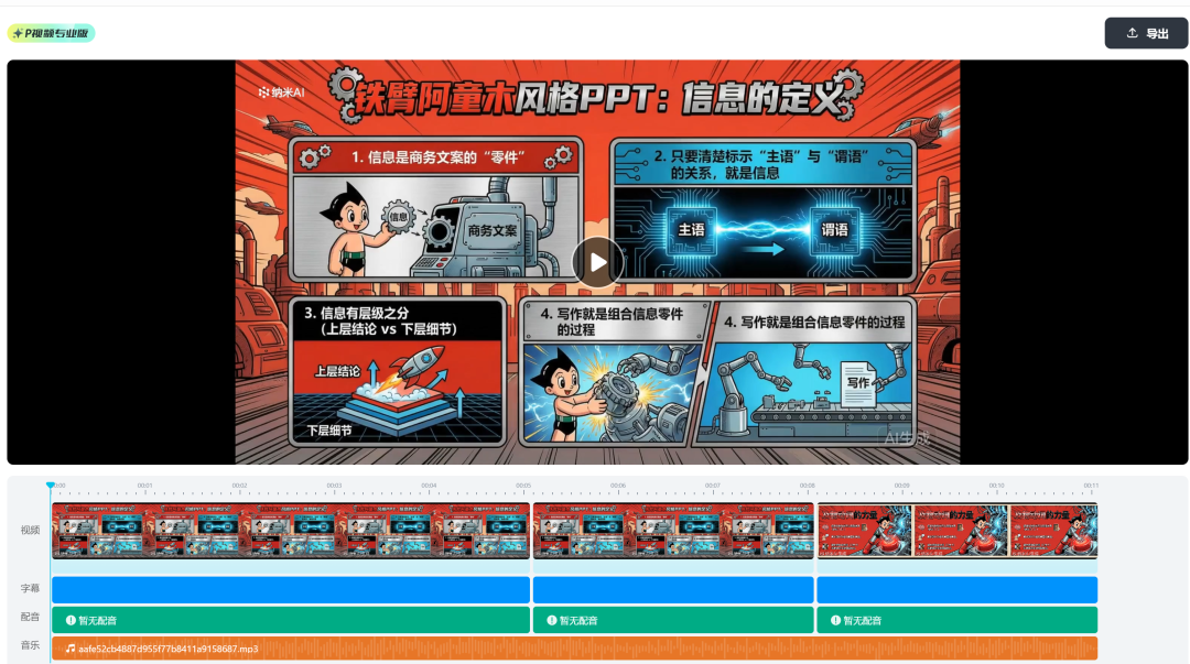 你见过一键生成动态PPT的AI工具吗？