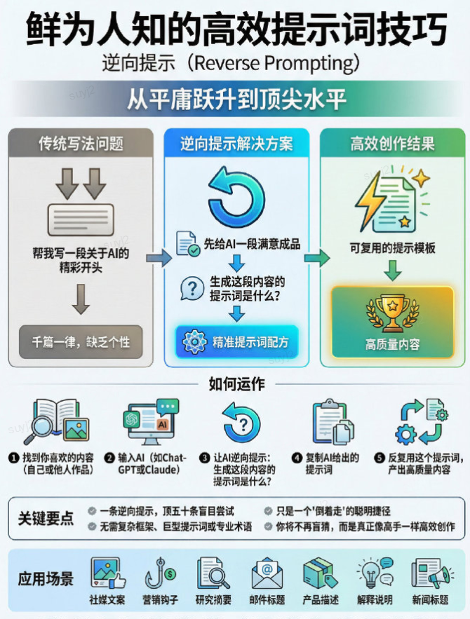 一招搞定大模型：用“反向提示”把错误输出清零
