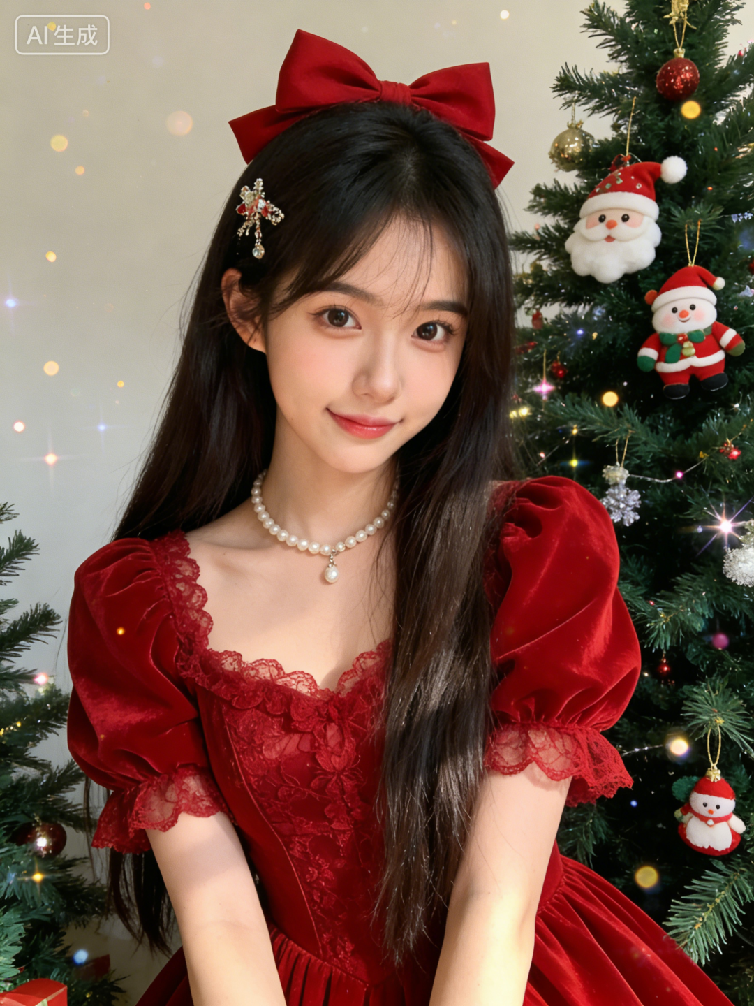 【豆包AI】一键生成全家圣诞写真（附提示词）