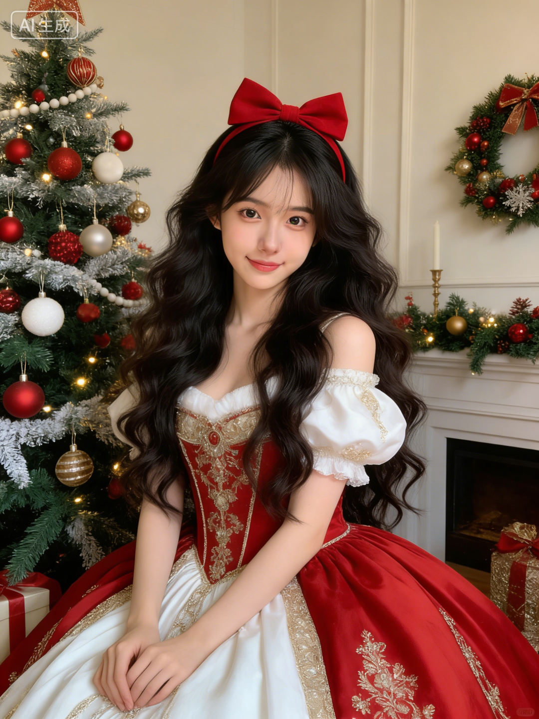 【豆包AI】一键生成全家圣诞写真（附提示词）