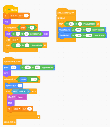 Scratch图形化编程-2026元旦小游戏