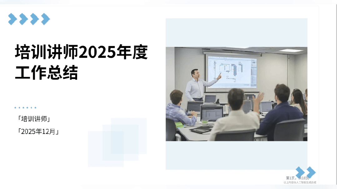年终总结PPT太难？我把它交给了AI