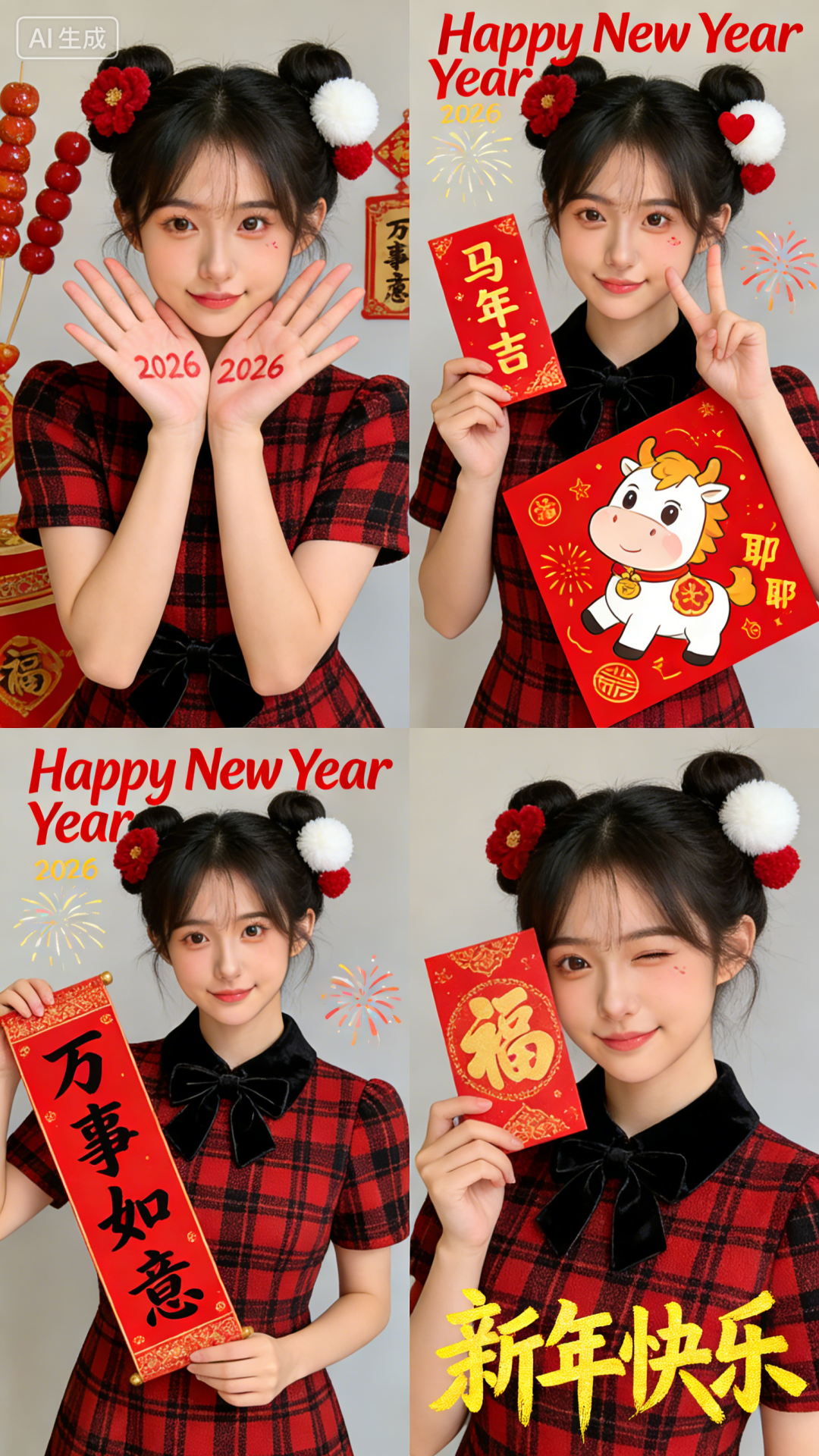 太美了！一键生成2026新年写真（附提示词）