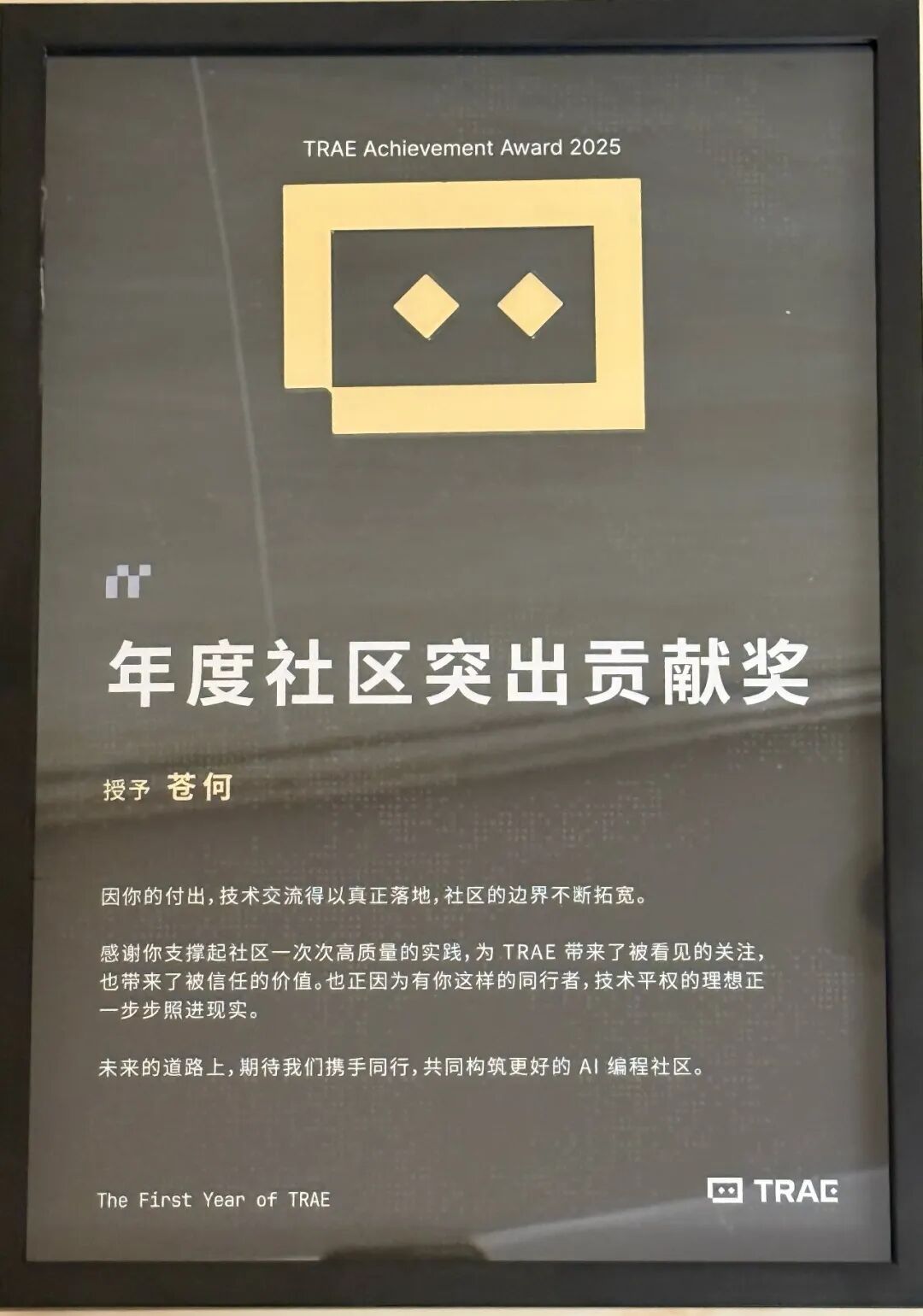 600万用户，1000亿行代码！Trae这一年不一样！