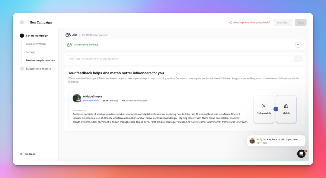 以前我以为达人营销很玄学，用了 Aha 才知道还能这么玩！（附教程）