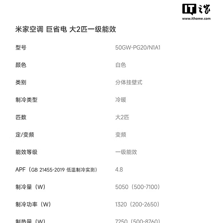 小米米家空调巨省电 2026「双排款」开售，升级灵云节能算法，国补价 2299 元起