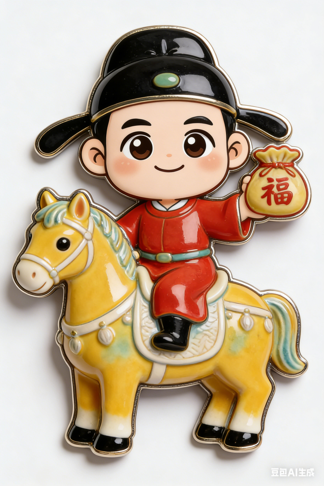 2026马到成功！这组“唐三彩Q版小马”，承包你全年的好运！