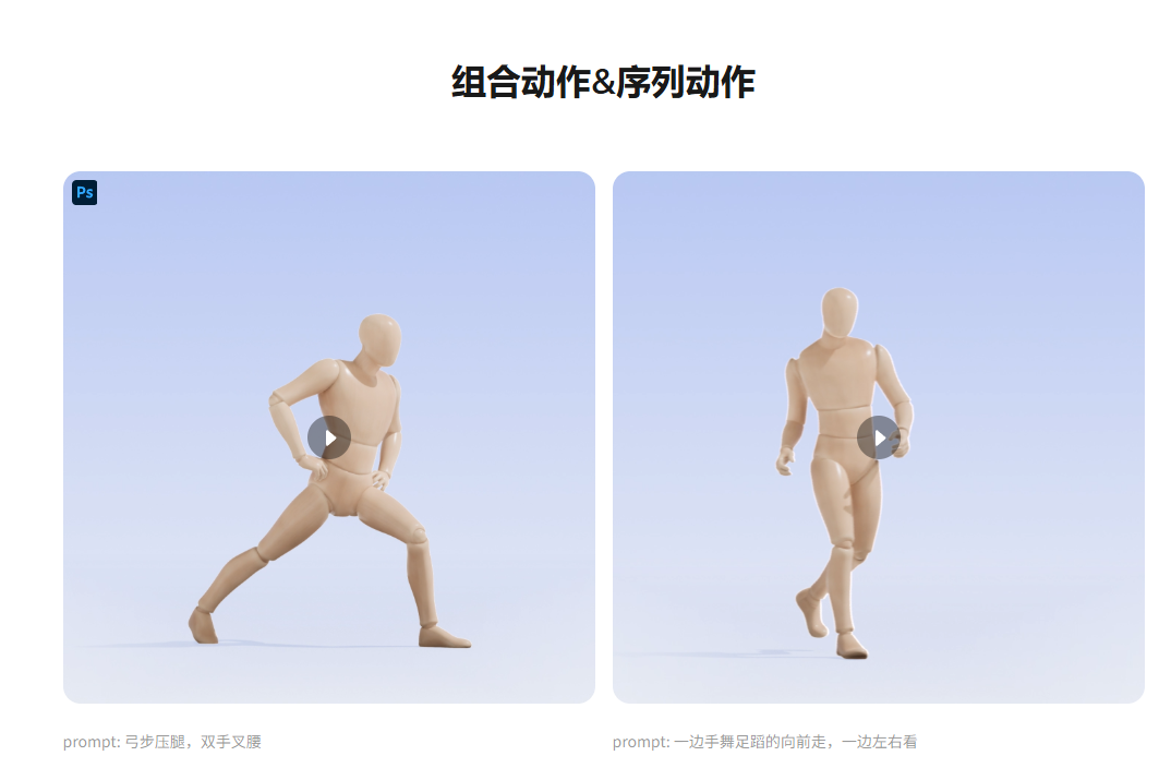 腾讯开源了一款文本生成3D数字人动作的模型-混元Motion 1.0