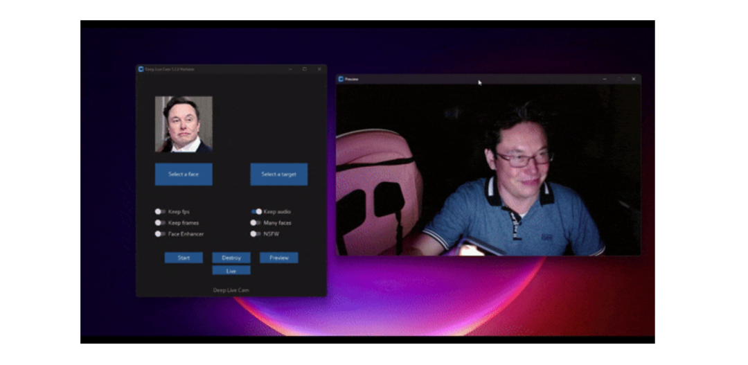 干掉延迟！12G显存就能实现实时AI换脸直播，开源免费。