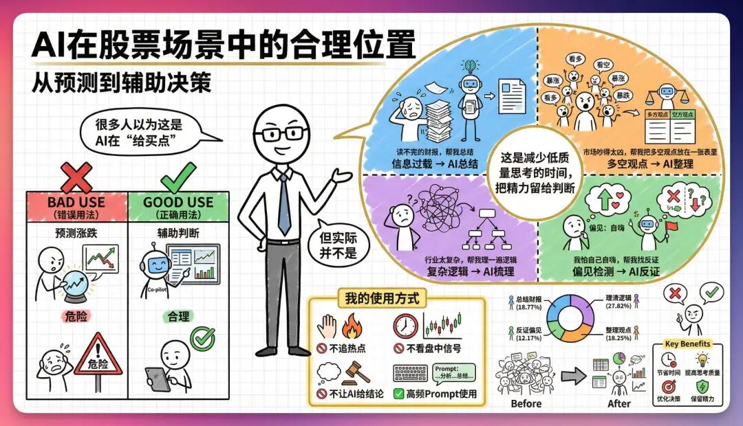年度AI提示词榜首竟是“股票”分析？分享我常用的 8 个 AI 炒股 Prompt（建议收藏）