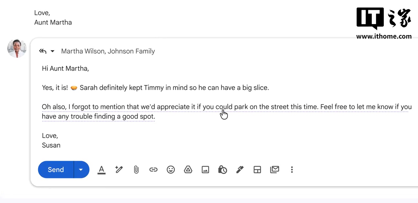 谷歌将 Gemini AI 助理引入 Gmail，可提供对话摘要、问答等功能