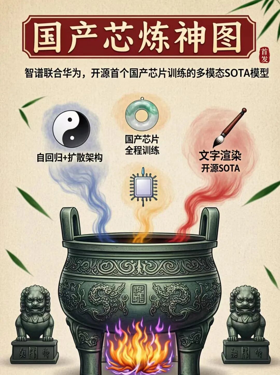 Nano Banana Pro 新对手，智谱联合华为开源首个国产芯片训练的多模态 SOTA 模型 GLM-Image