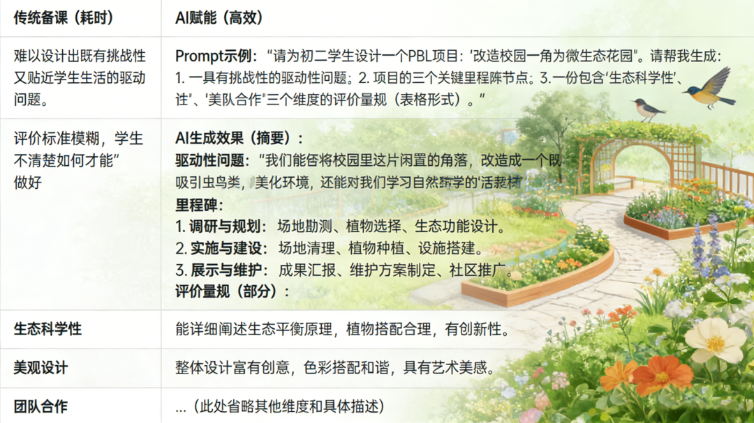 教师生成式人工智能应用指引（第一版）|助力教学提质|场景示例2【教案设计】