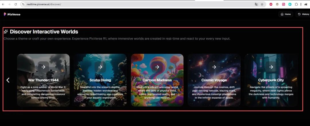 无限时长AI视频！Pixverse 实时生成！