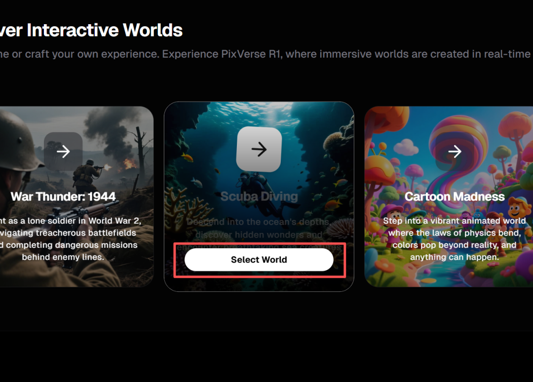 无限时长AI视频！Pixverse 实时生成！