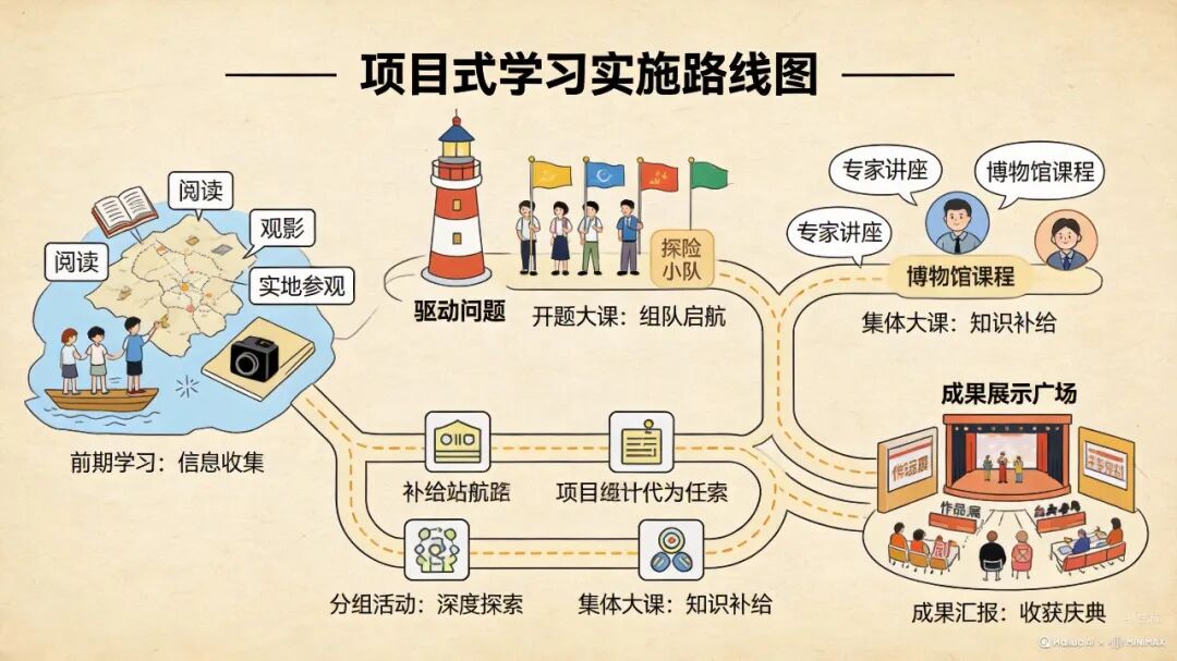 别再做PPT了！海螺AI一键生成教学信息图
